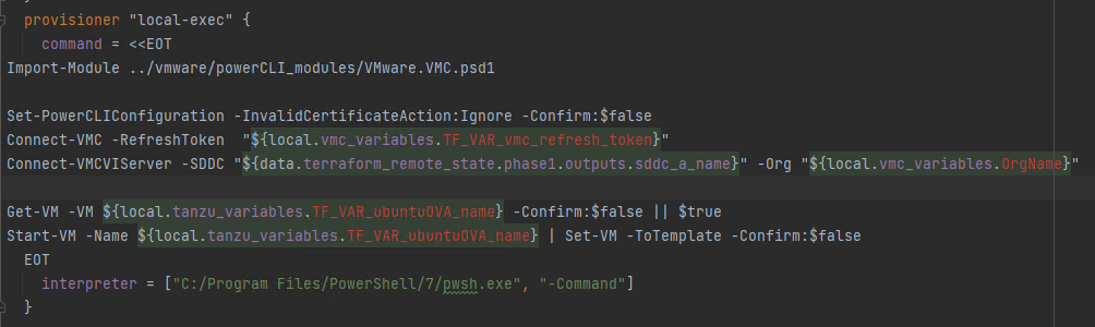 Automated Tanzu Community Edition deployment on VMware Cloud on AWS